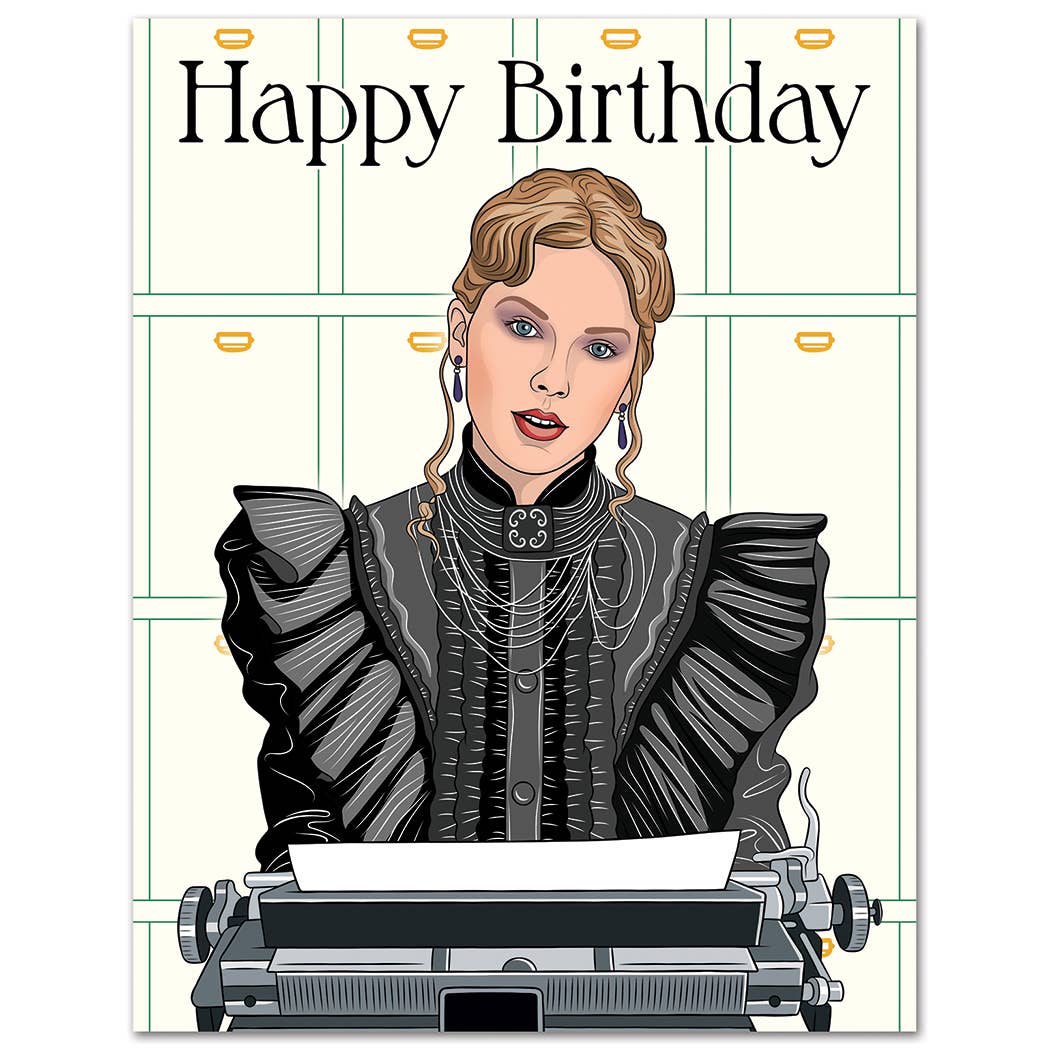 Tortured Poets Birthday Card