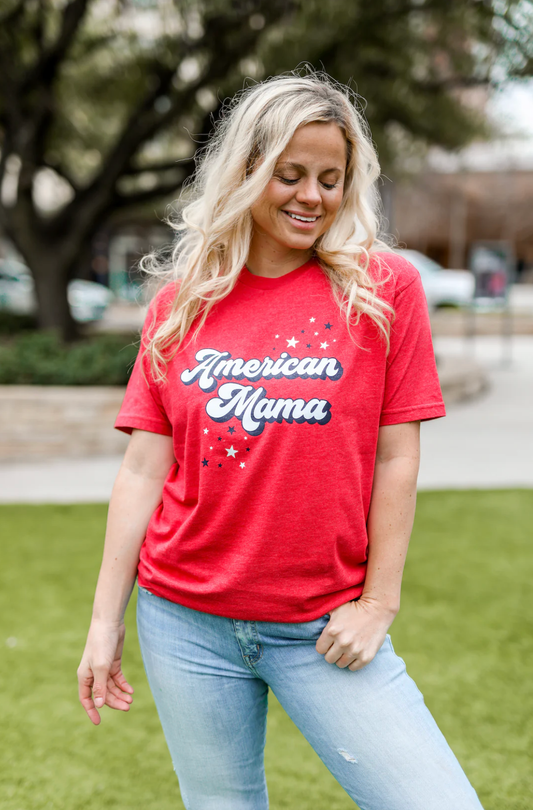 TSL American Mama (Red Heather)- SS