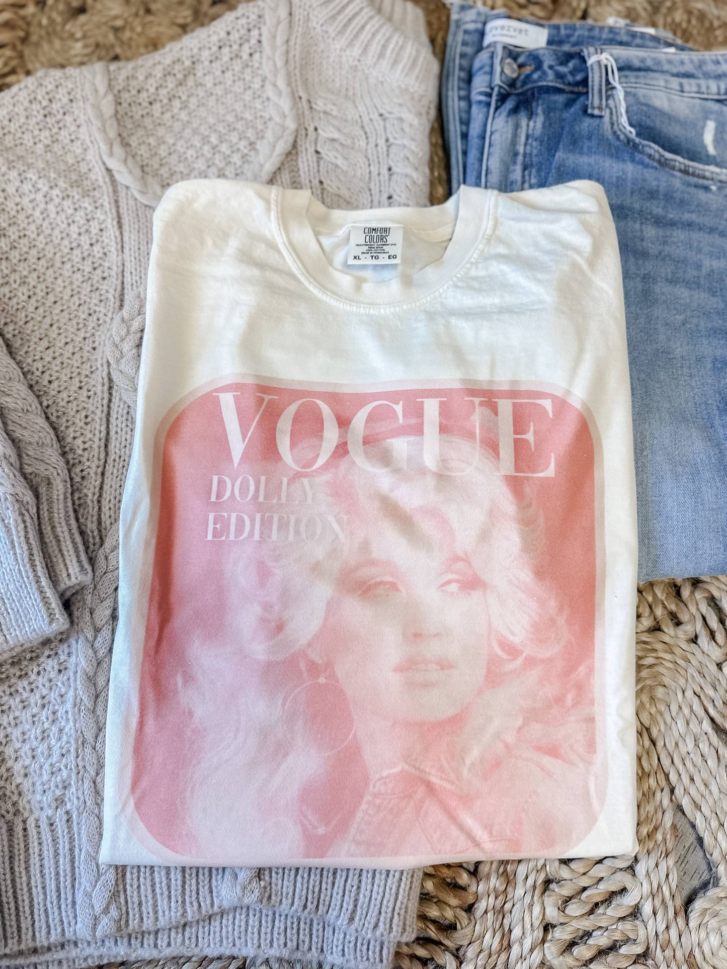 Dolly Valentine's Comfort Colors Graphic T-shirt