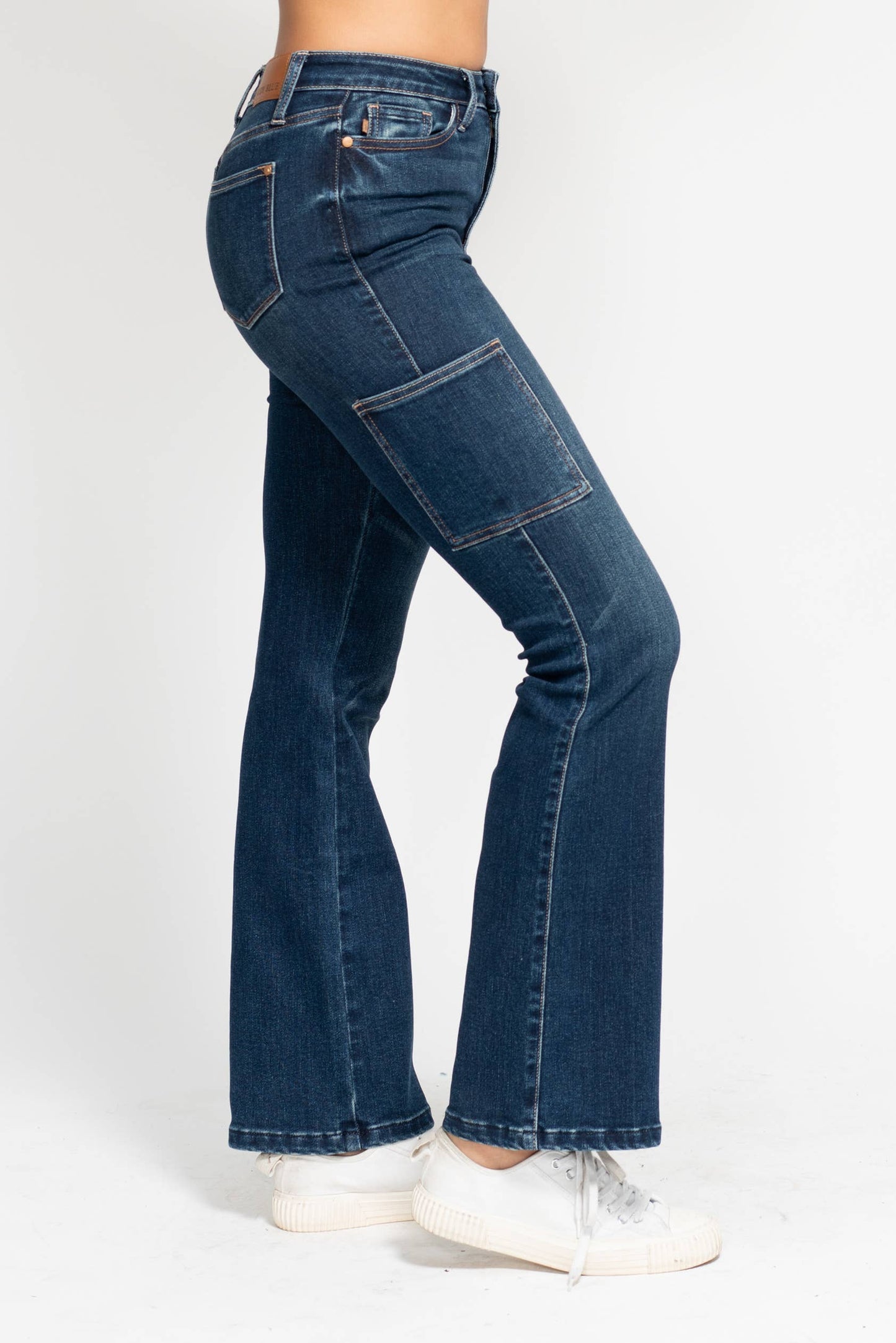 JB 88872 High Waisted Cargo Bootcut