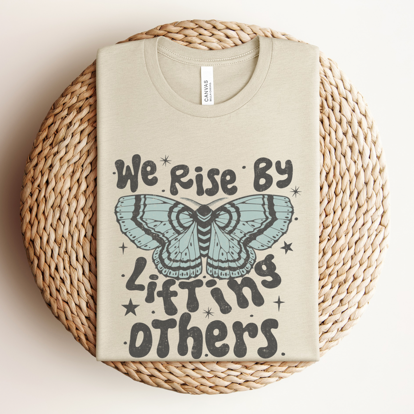We Rise By Lifting Others Butterfly Tshirt