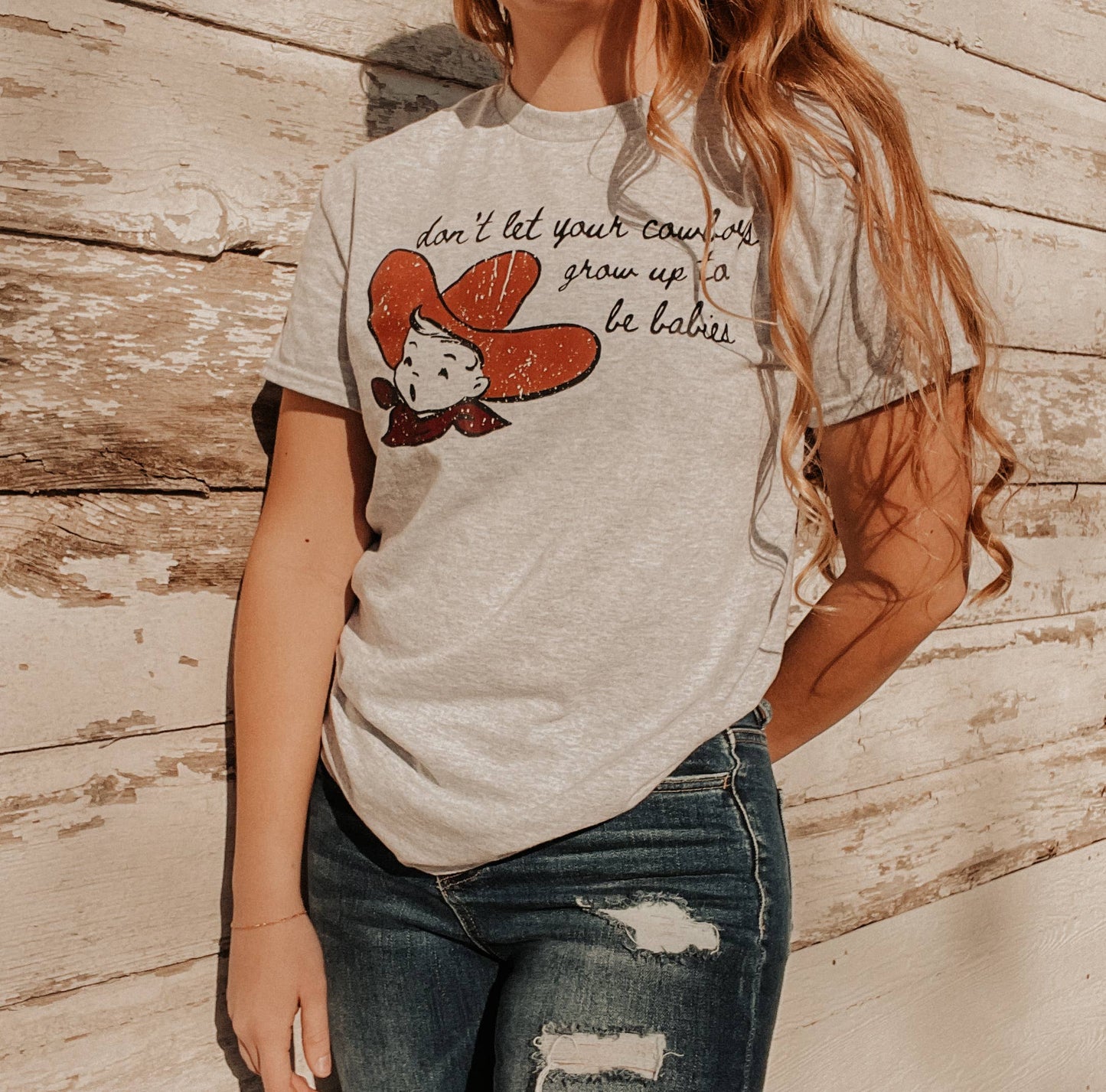 Don't let your cowboys grow up to be babies Western Graphic