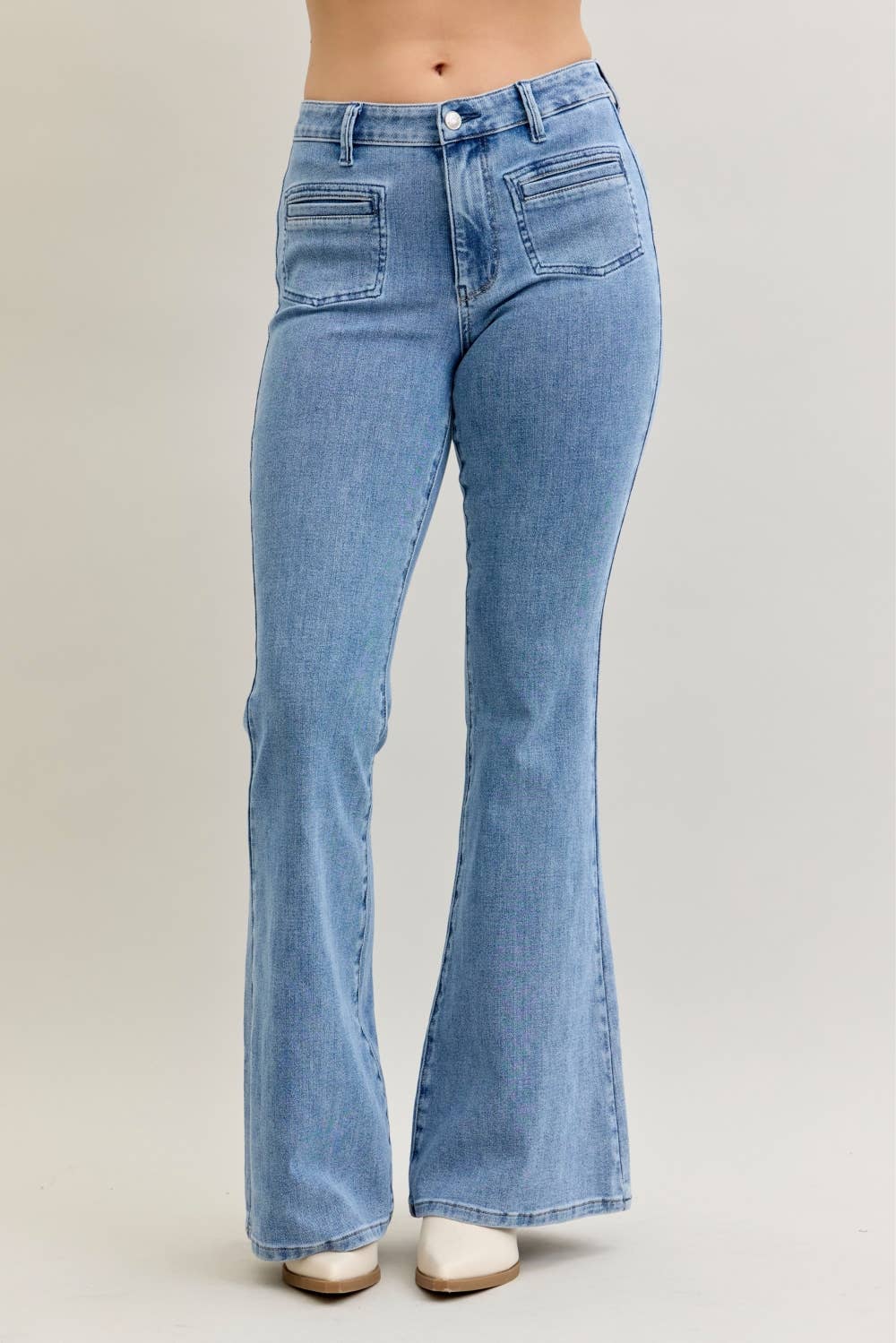 JB 881055 HW Flare Front Patch & Welt Pockets