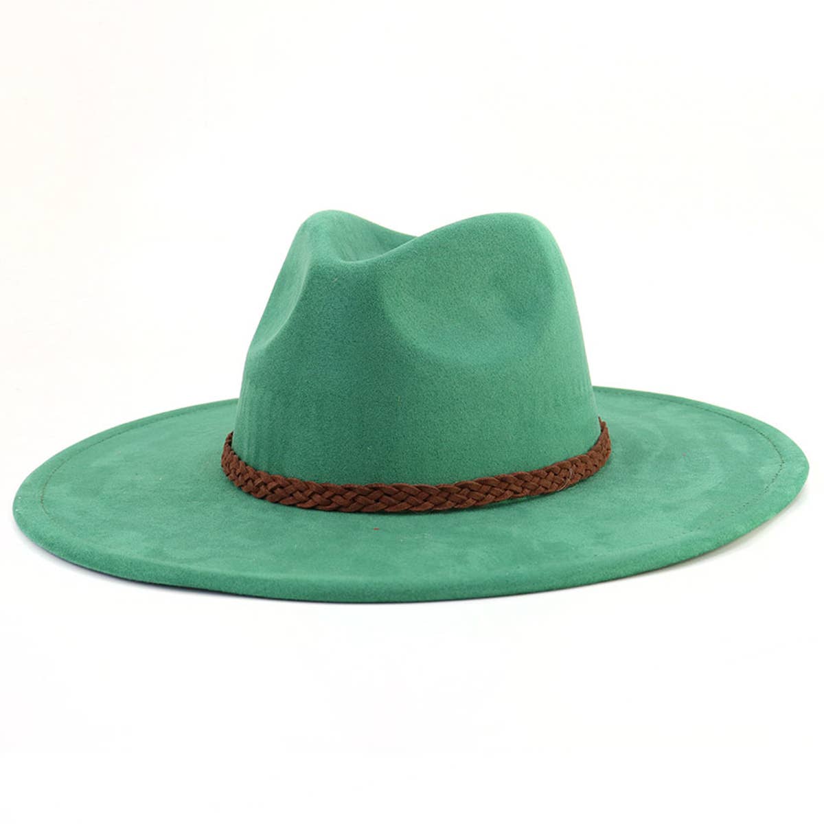 ACCITY-WOMEN AUTUMN AND WINTER WARM BELT PANAMA HAT_CWAH0681