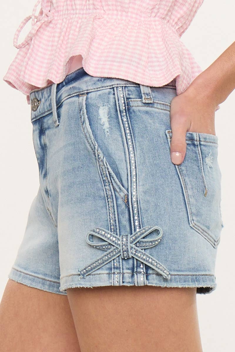 MID RISE BOW SHORTS-KC2200M