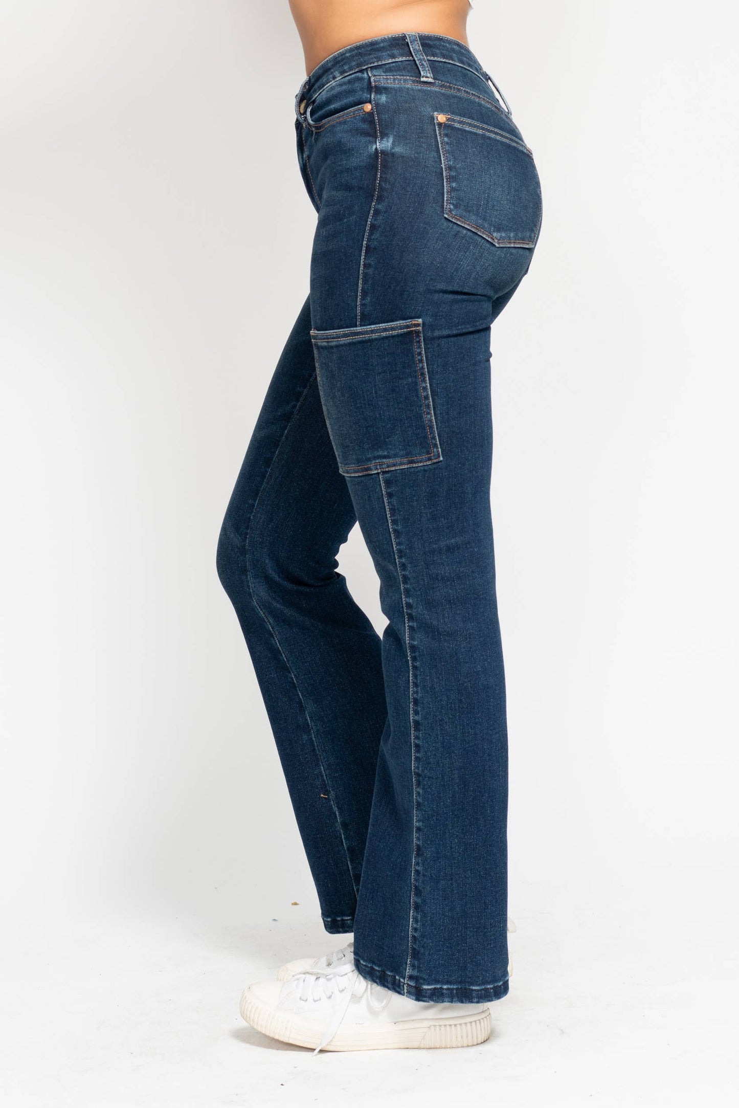 JB 88872 High Waisted Cargo Bootcut