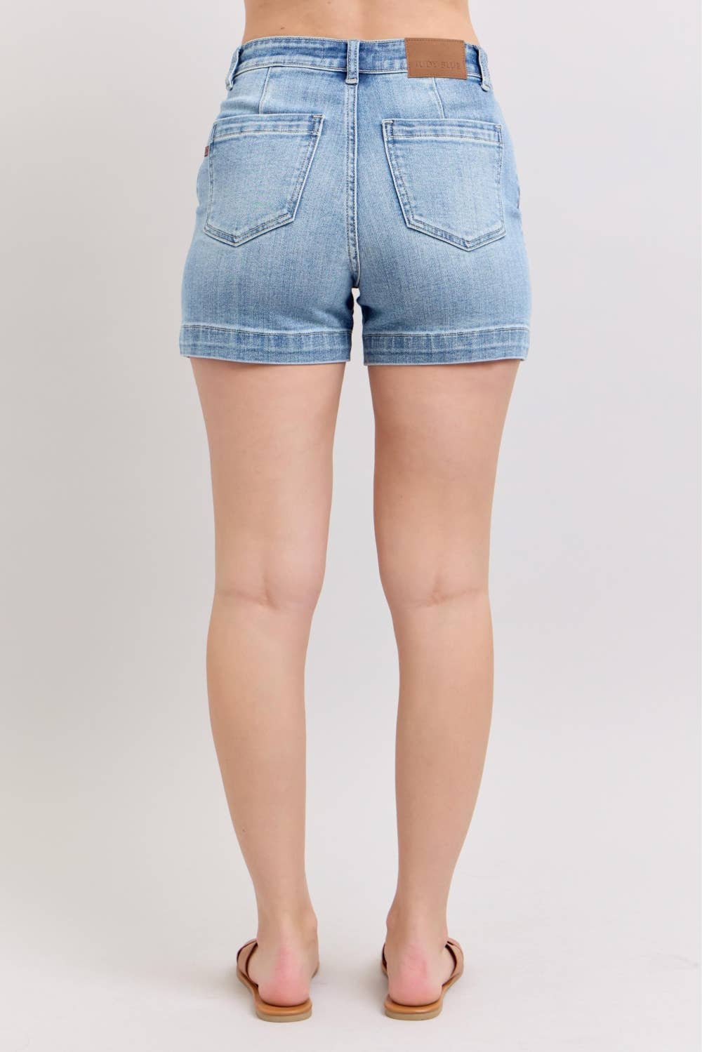 JB 15289 HW Denim Trouser Shorts