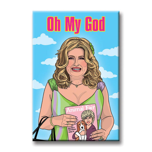 Jennifer Coolidge White Lotus OMG Magnet