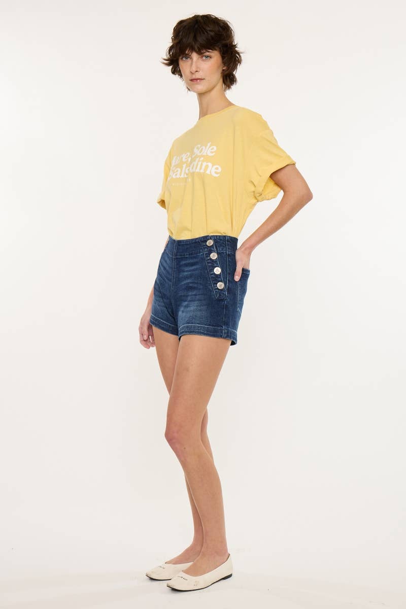 KC2199D-OPEN PACK HIGH RISE SAILOR SHORTS