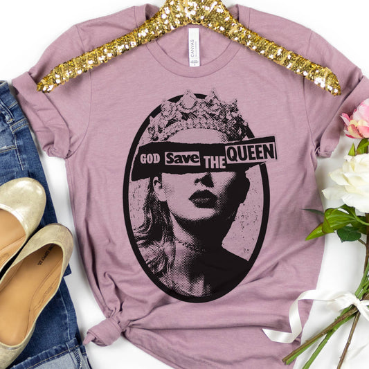 Taylor Swift God Save The Queen Taylor Concert Graphic Tee