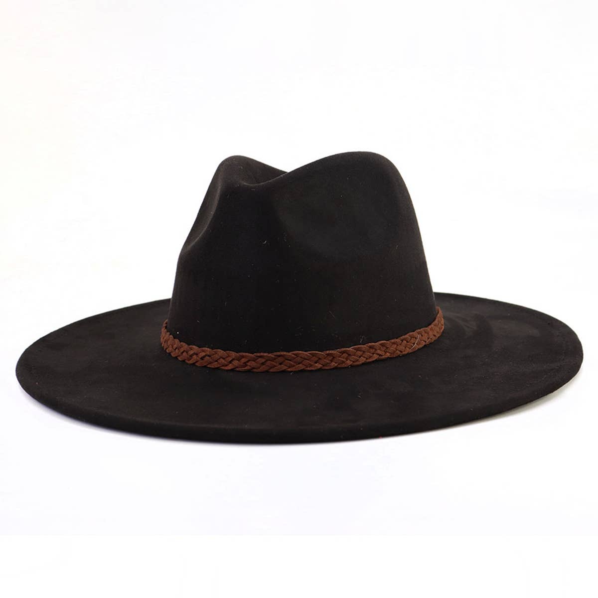 ACCITY-WOMEN AUTUMN AND WINTER WARM BELT PANAMA HAT_CWAH0681