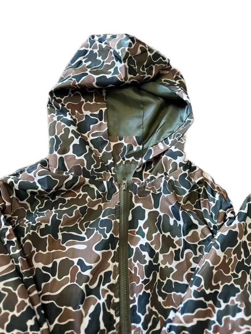 Outdoor Hunting camo windbreaker lightweight jacket