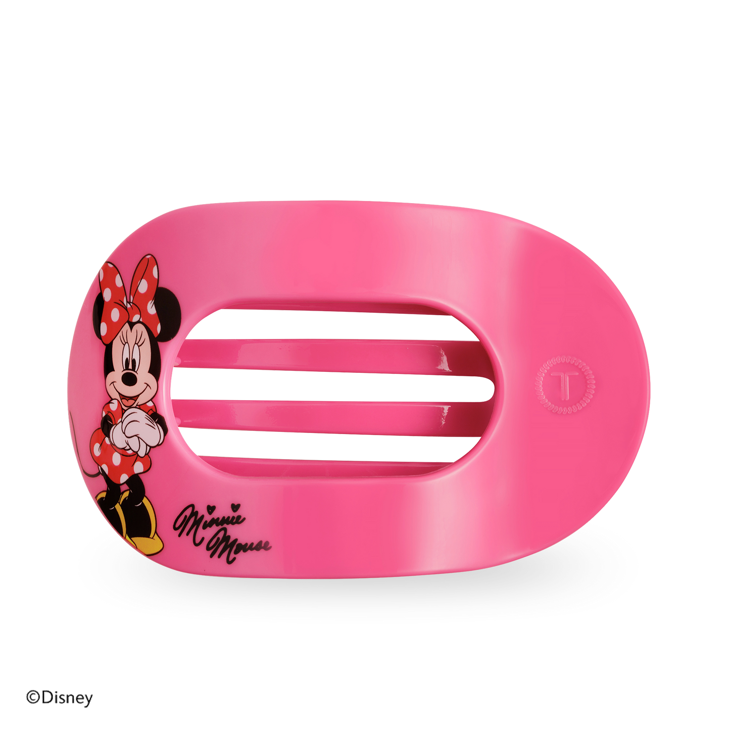 Flat Round Hair Clip | Large | Minnie Mouse
