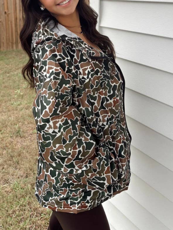 Outdoor Hunting camo windbreaker lightweight jacket