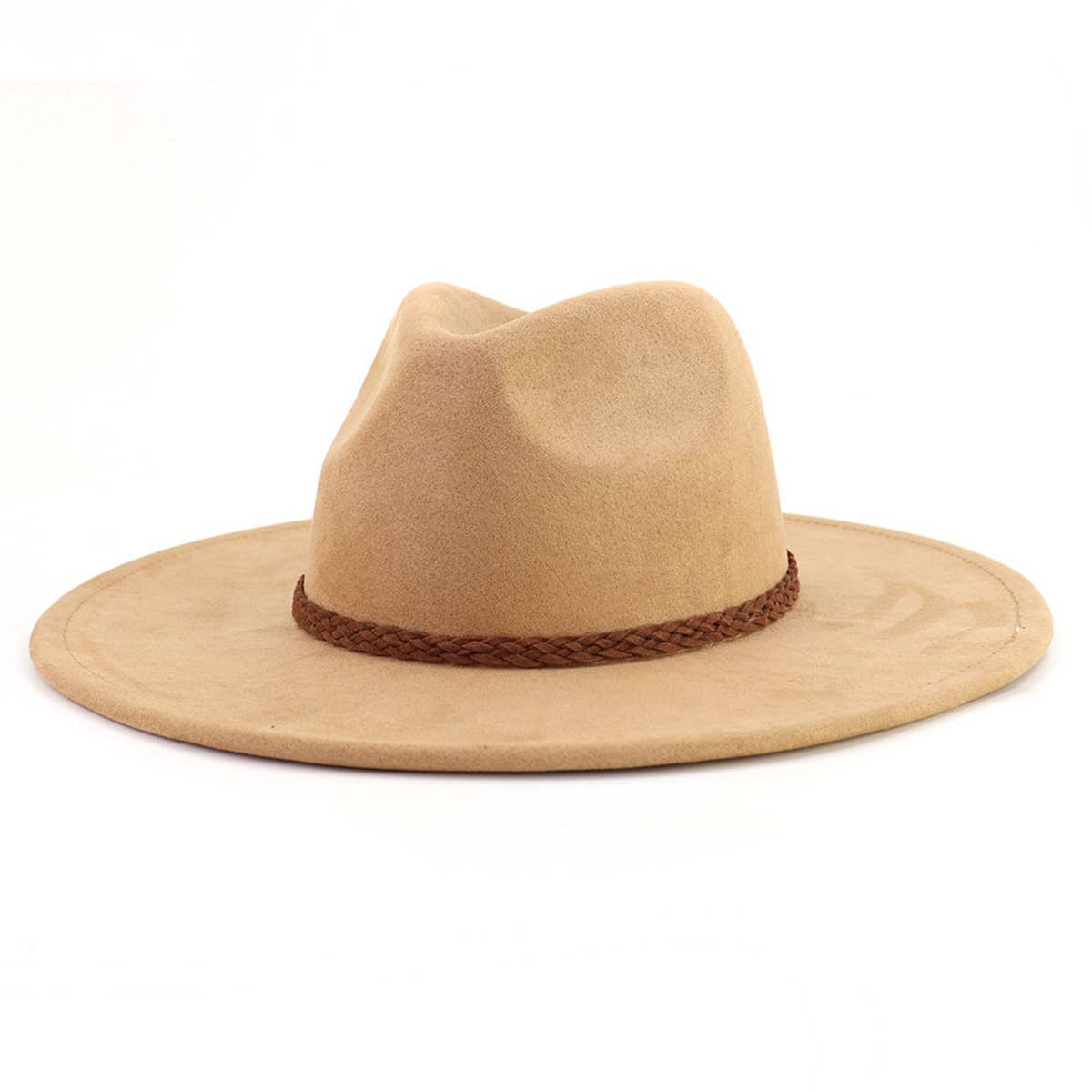 ACCITY-WOMEN AUTUMN AND WINTER WARM BELT PANAMA HAT_CWAH0681
