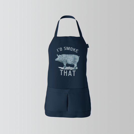 I'd Smoke That Pig Apron