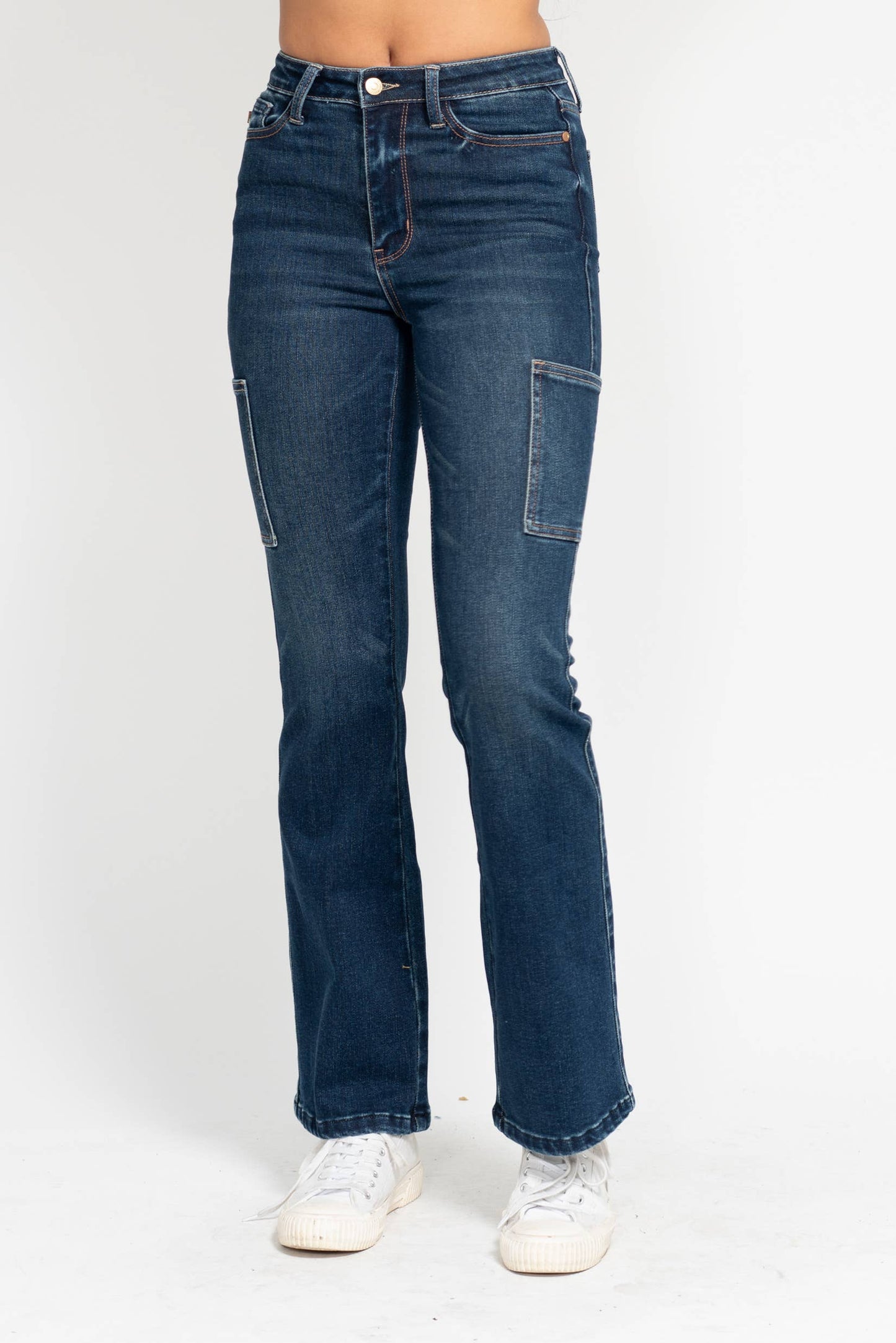 JB 88872 High Waisted Cargo Bootcut