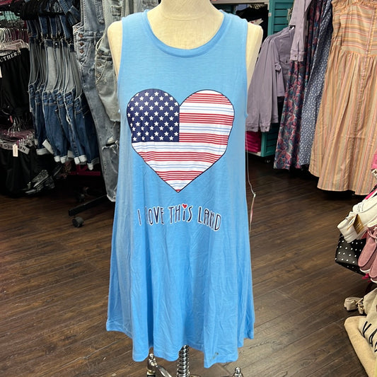 JLB-LOVE THIS LAND- TANK DRESS 0220