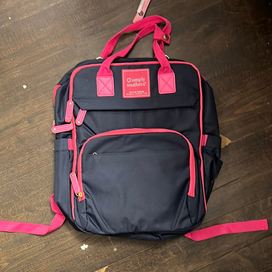 0321-SIMPLY SOUTHERN BACKPACK NAVY