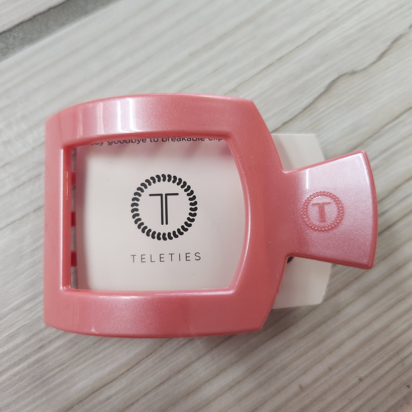 Teletie Small Flat Square Clip