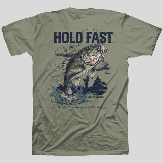 Hold Fast Adult T - Fishing