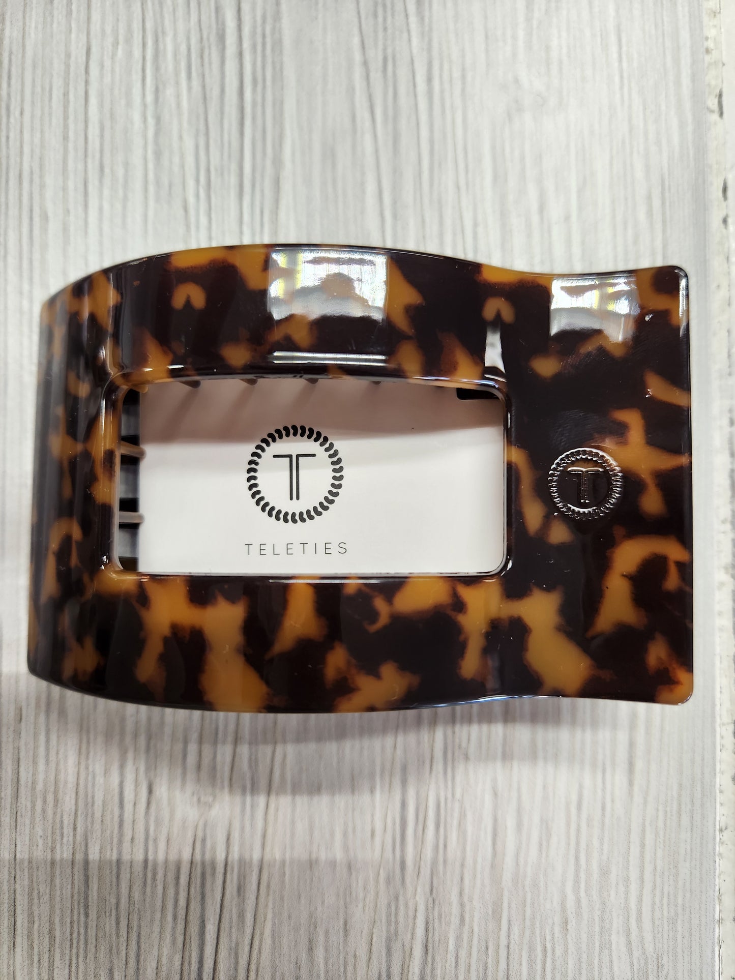 Teleties - Large Flat Rectangle Hair Clip