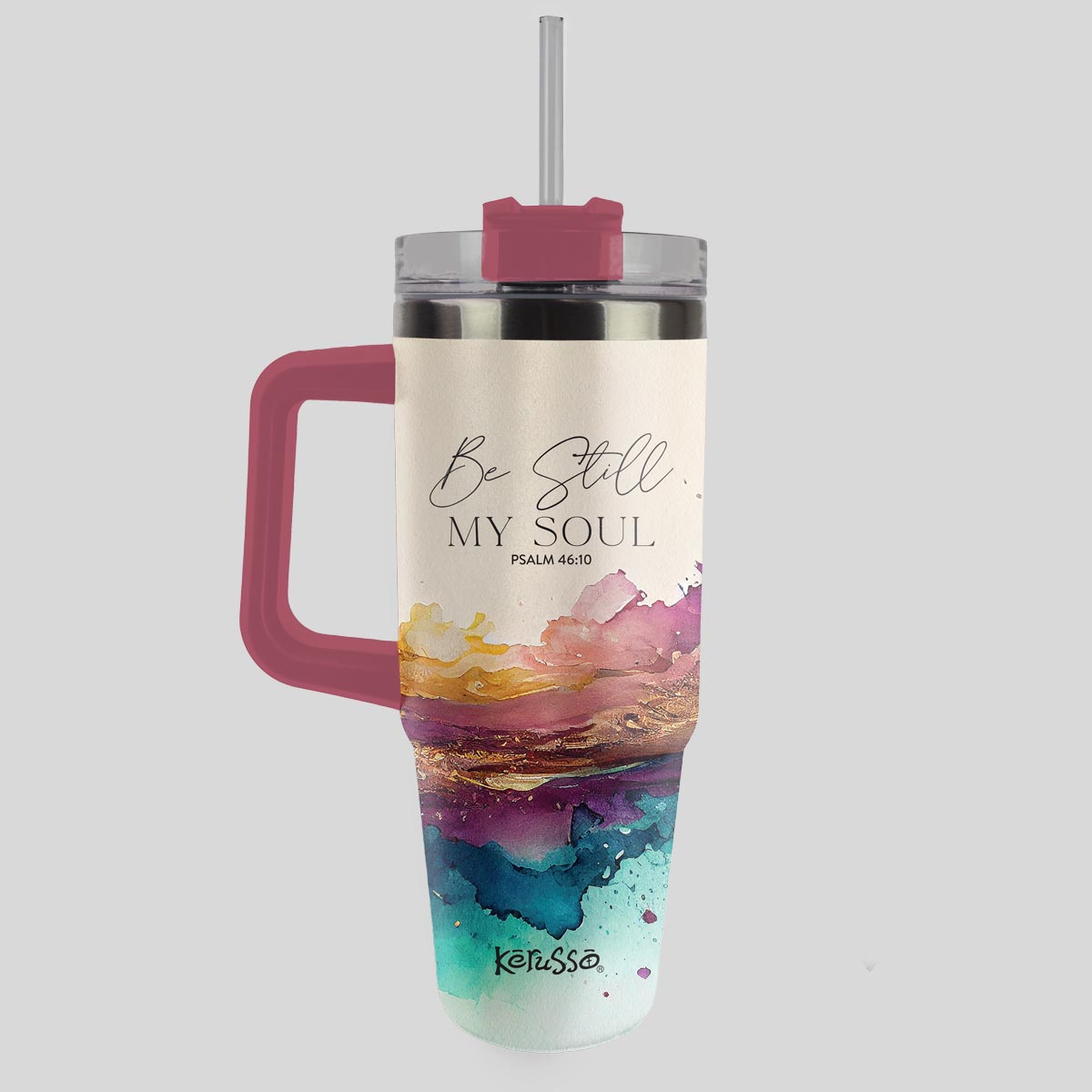 Kerusso-30oz-Mug w/ Straw
