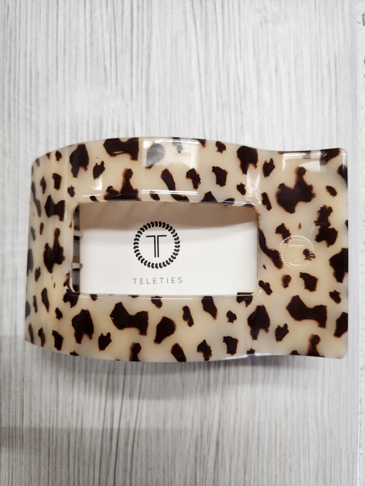 Teleties - Large Flat Rectangle Hair Clip