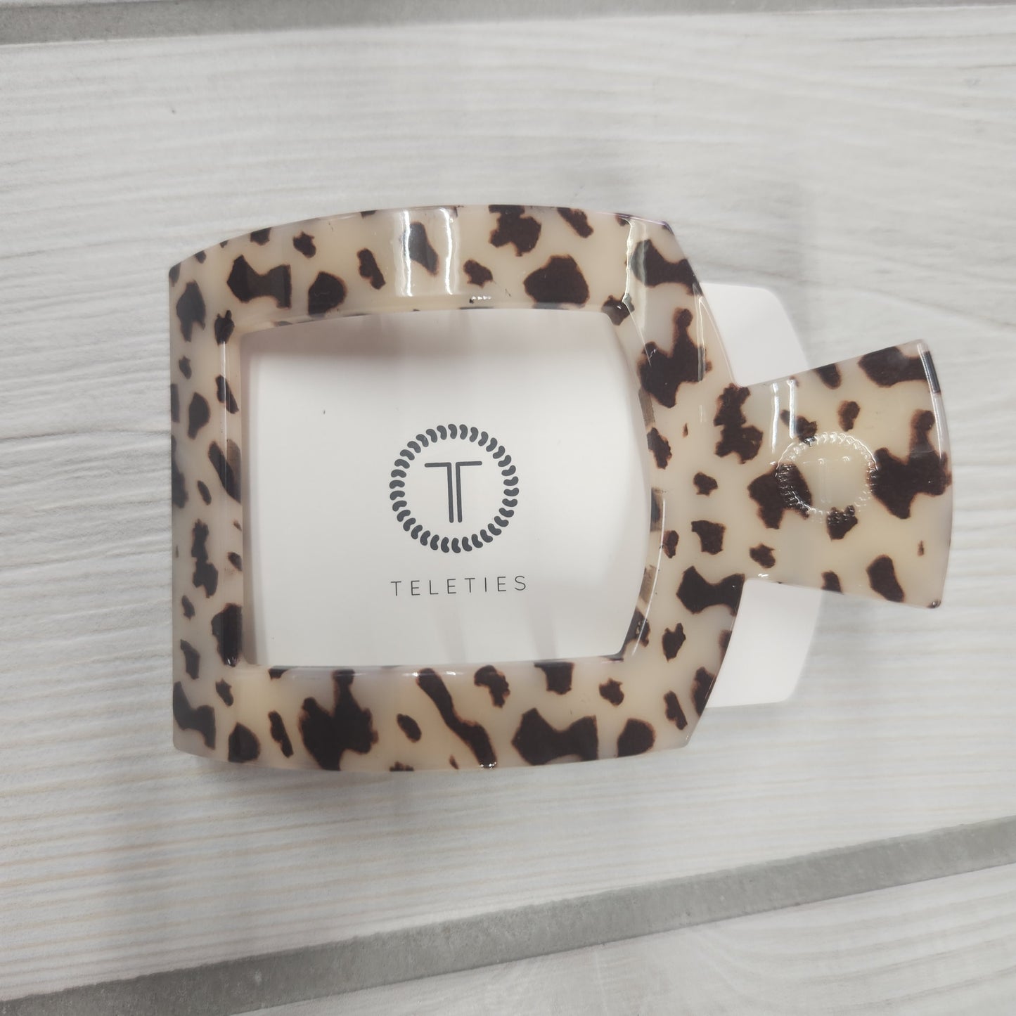 Teletie Large Flat Square Clip