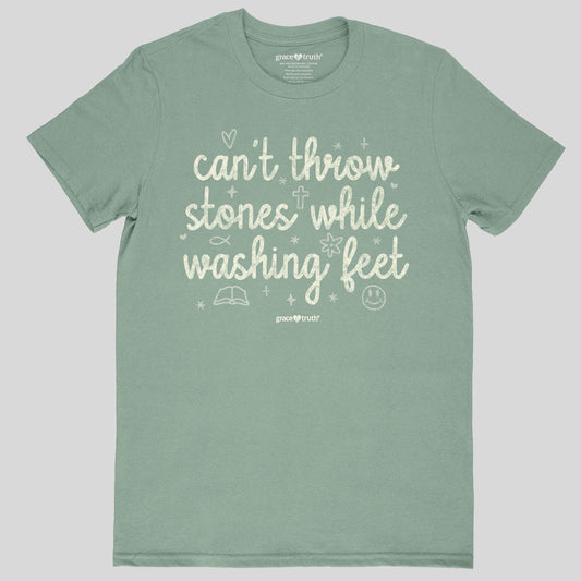 Grace & Truth Women's T - Can't Throw Stones