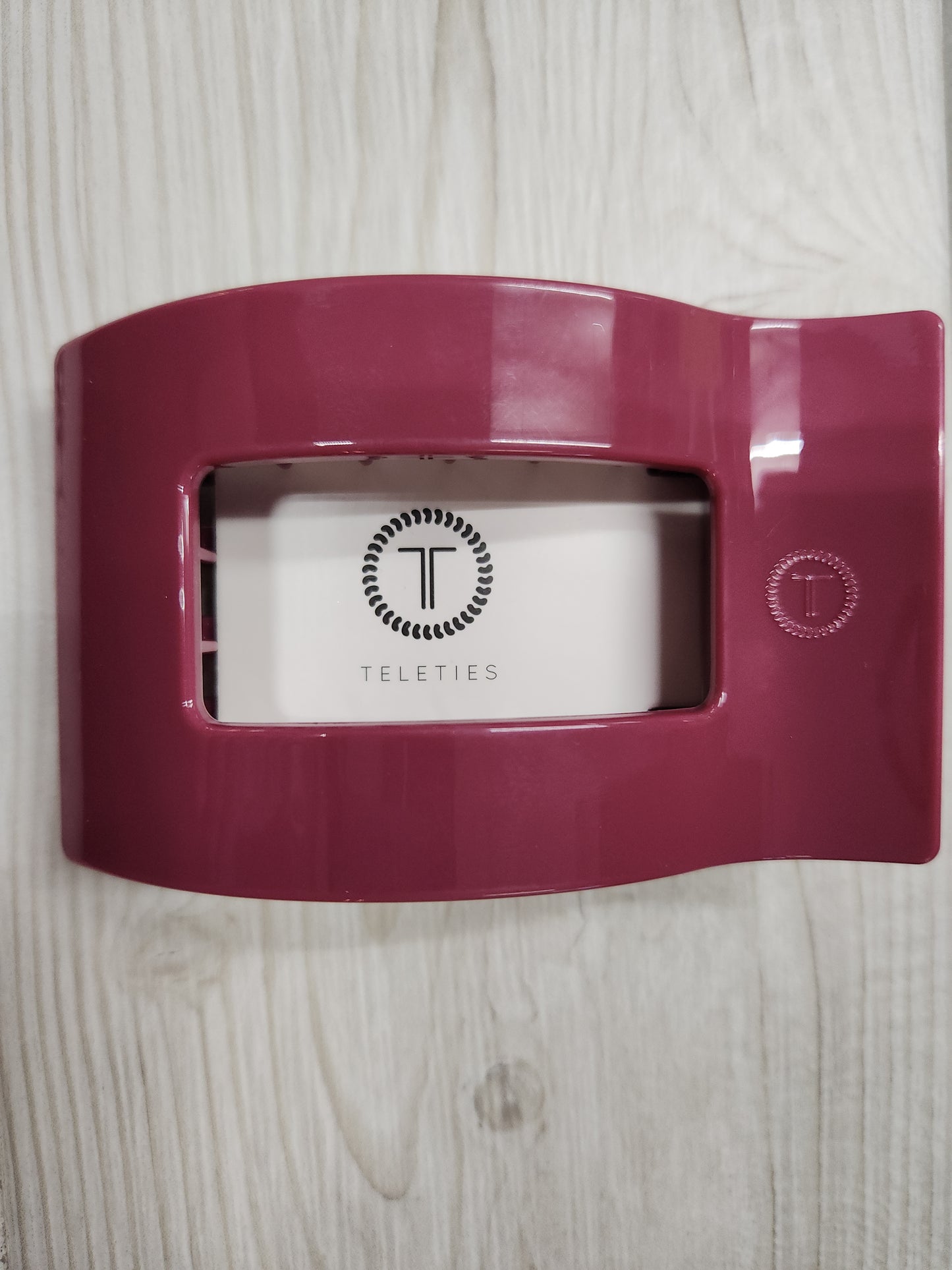 Teleties - Large Flat Rectangle Hair Clip