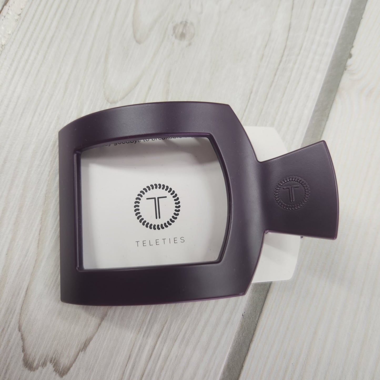 Teletie Large Flat Square Clip