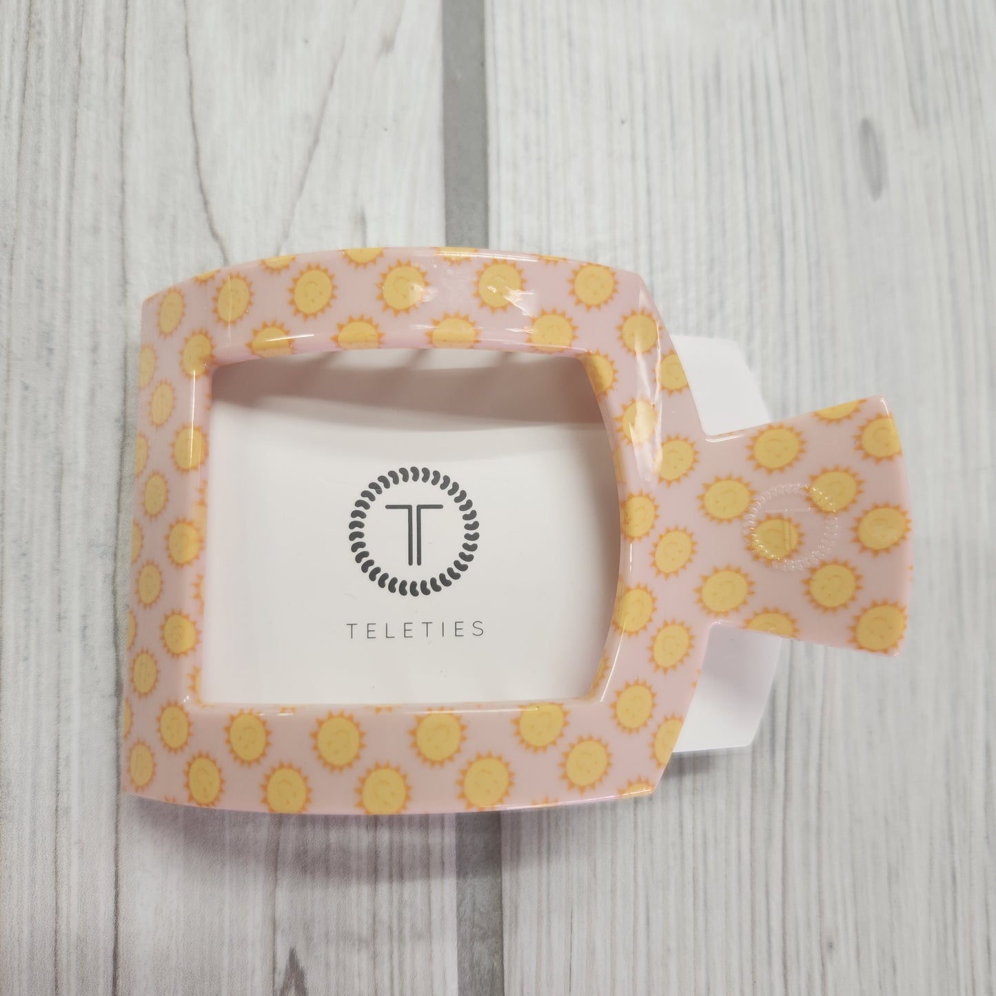 Teletie Large Flat Square Clip