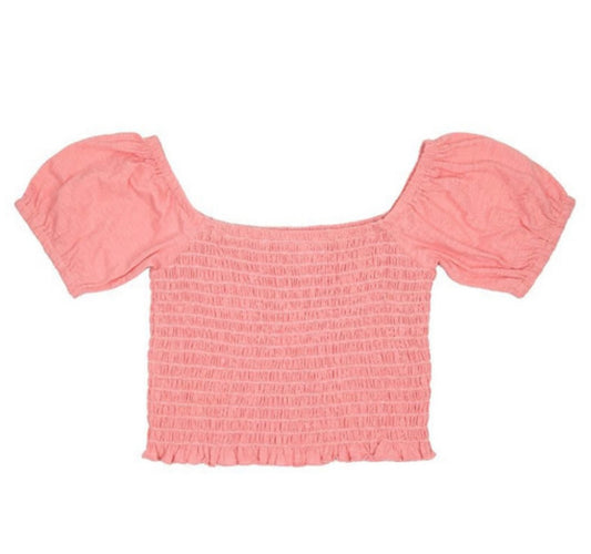 0123-SHIRREDTOP-ORANGE