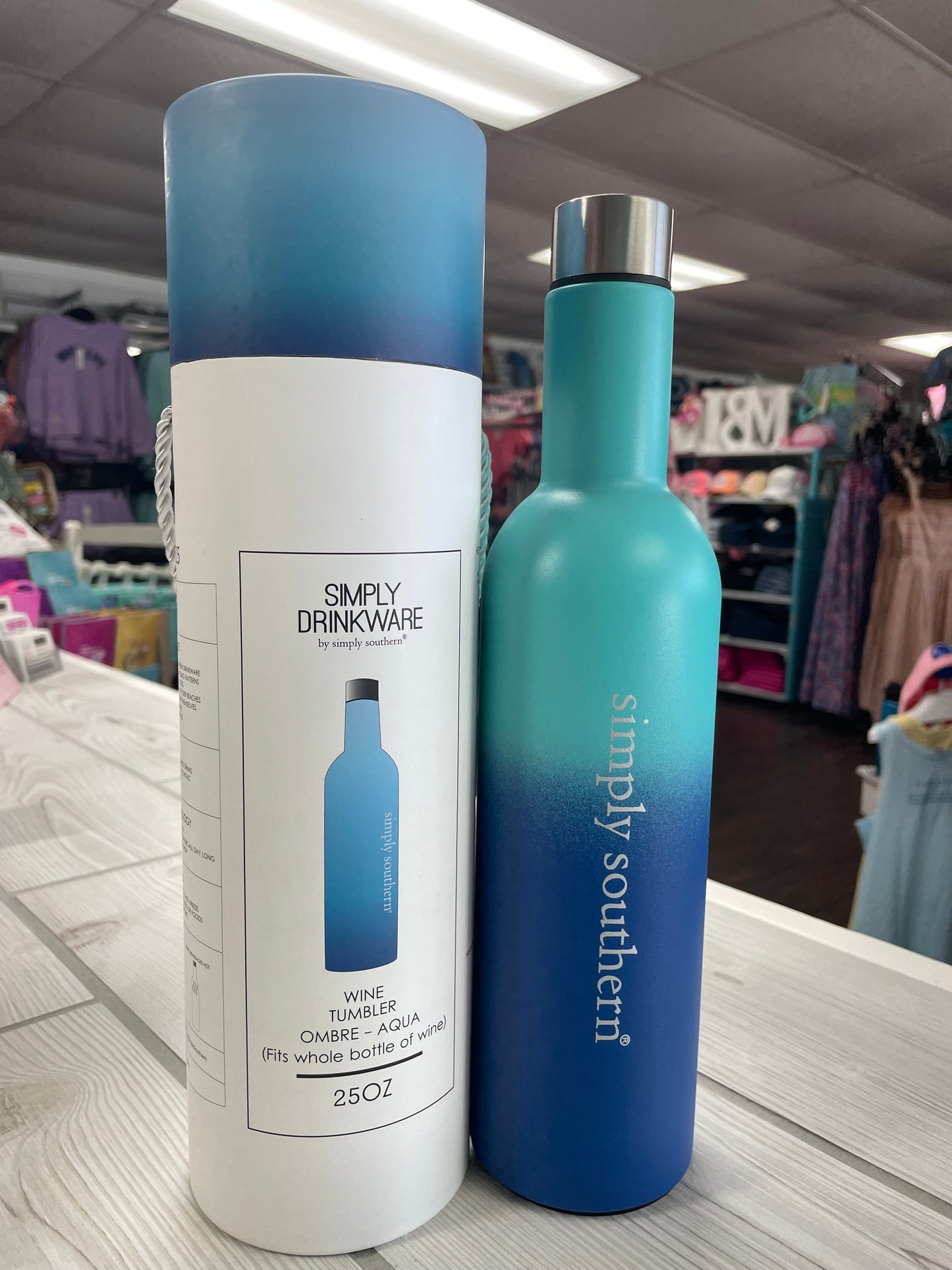 0122-TUMBLER WINE BOTTLE 25 OZ