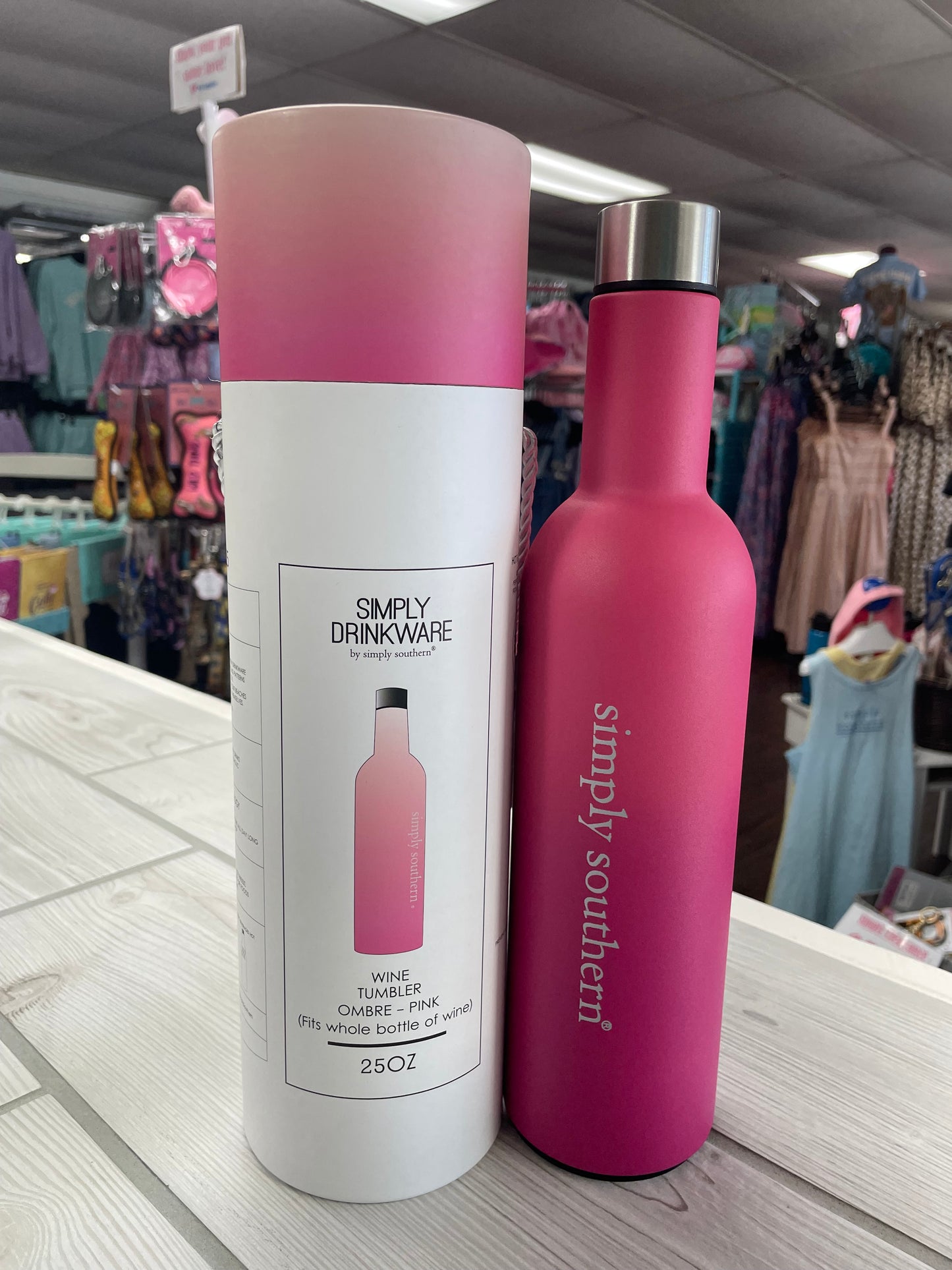 0122-TUMBLER WINE BOTTLE 25 OZ